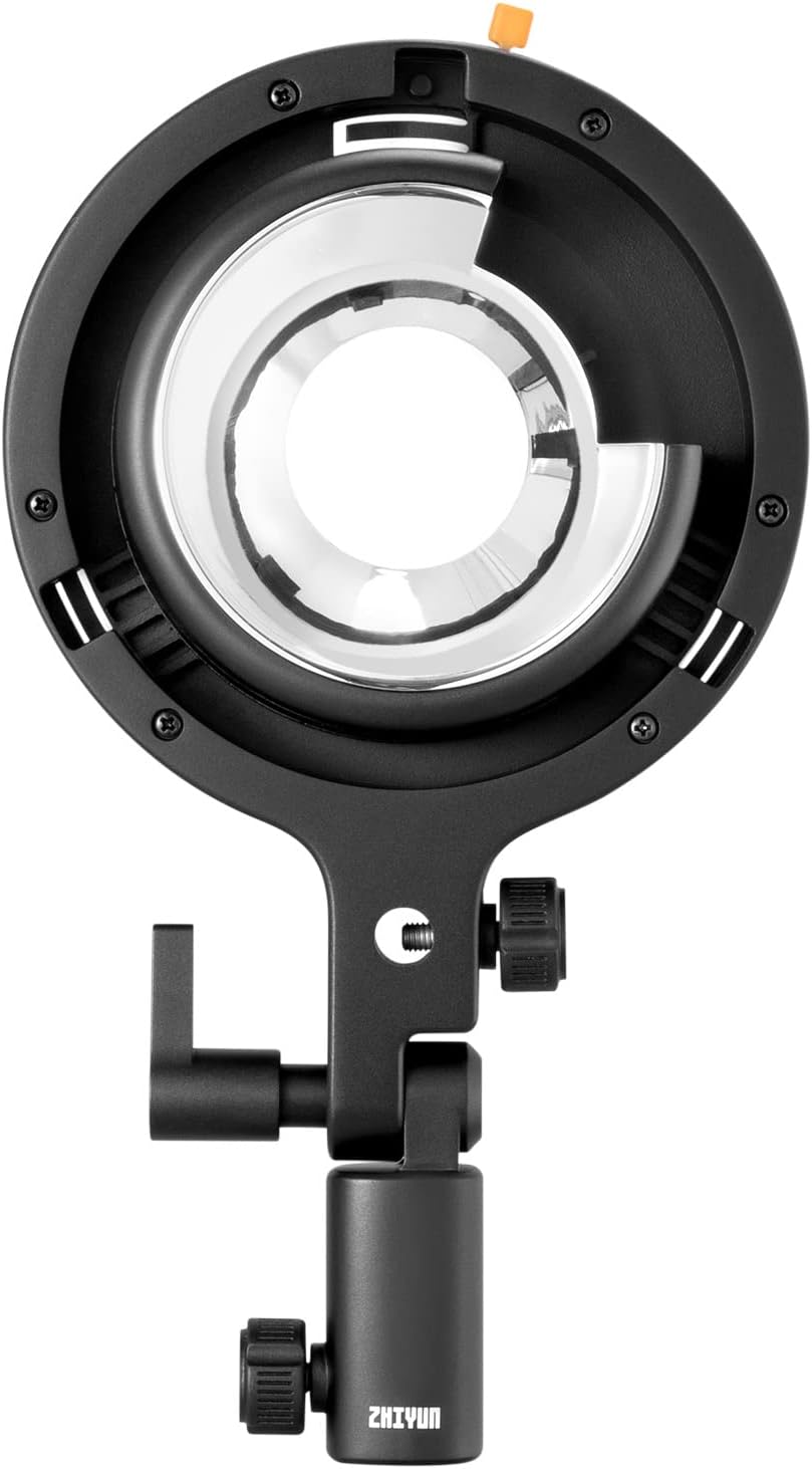 ZHIYUN G60 Combo Light, LED Bi-Color Video Light, CRI≥96, TLCI≥97, 300g Portable 60W COB LED Continuous Output Lighting,Bluetooth App Control ,With Bowens Mount Accessories DC/PD Power Supply