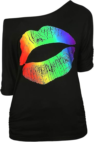 80s rainbow shirt