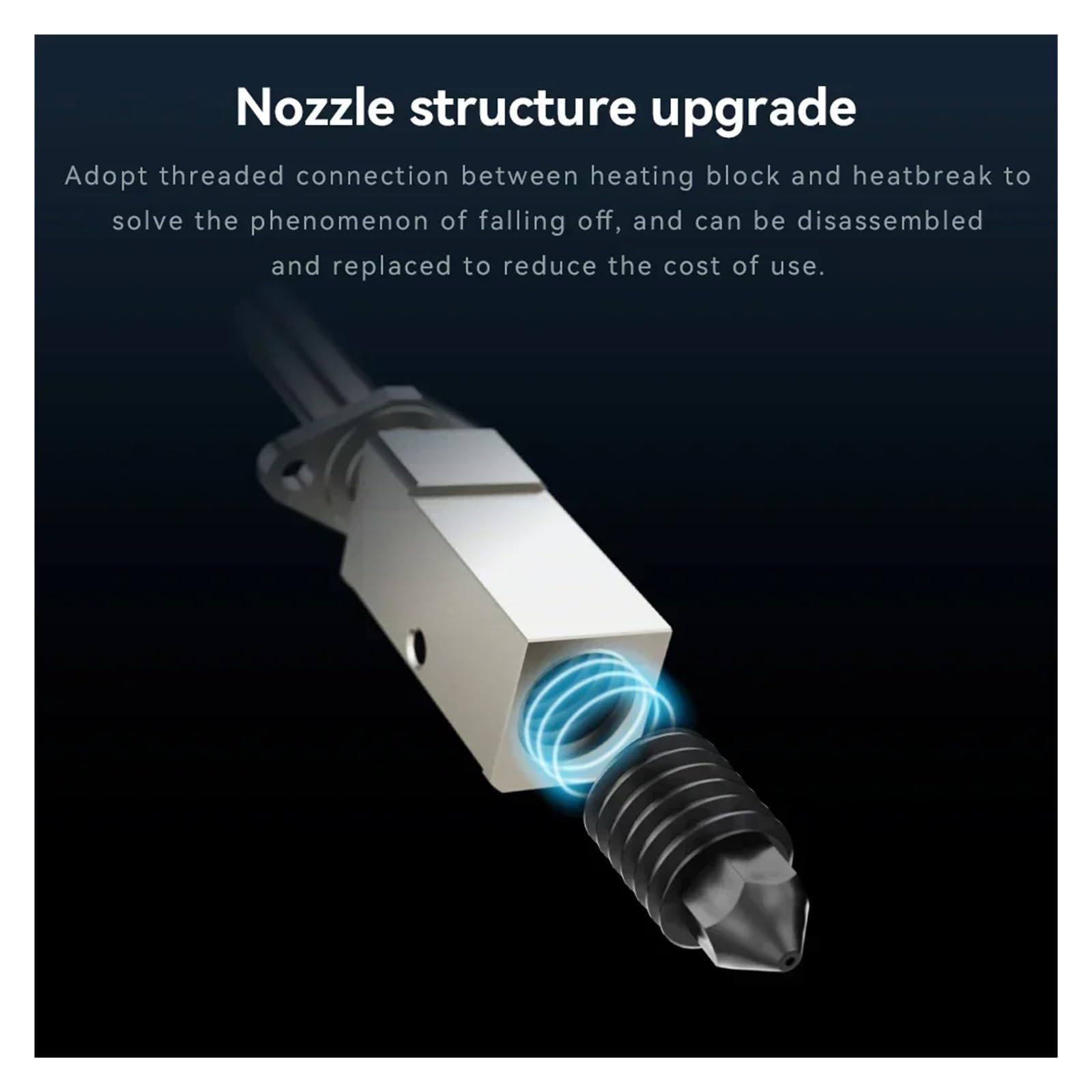 TZ 2.0 Hotend Antikollision X1 X1CP1P P1S 3D-Drucker