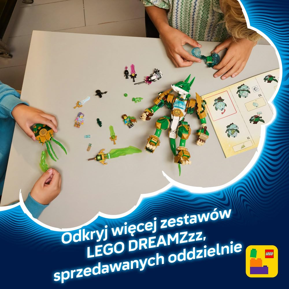 LEGO DREAMZzz Krokodylołódź podwodna 71512 | krokodylołódź, zabawka akcji, prezent dla chłopca i dziewczynki 8+, przygoda fantasy, 1107 elementów