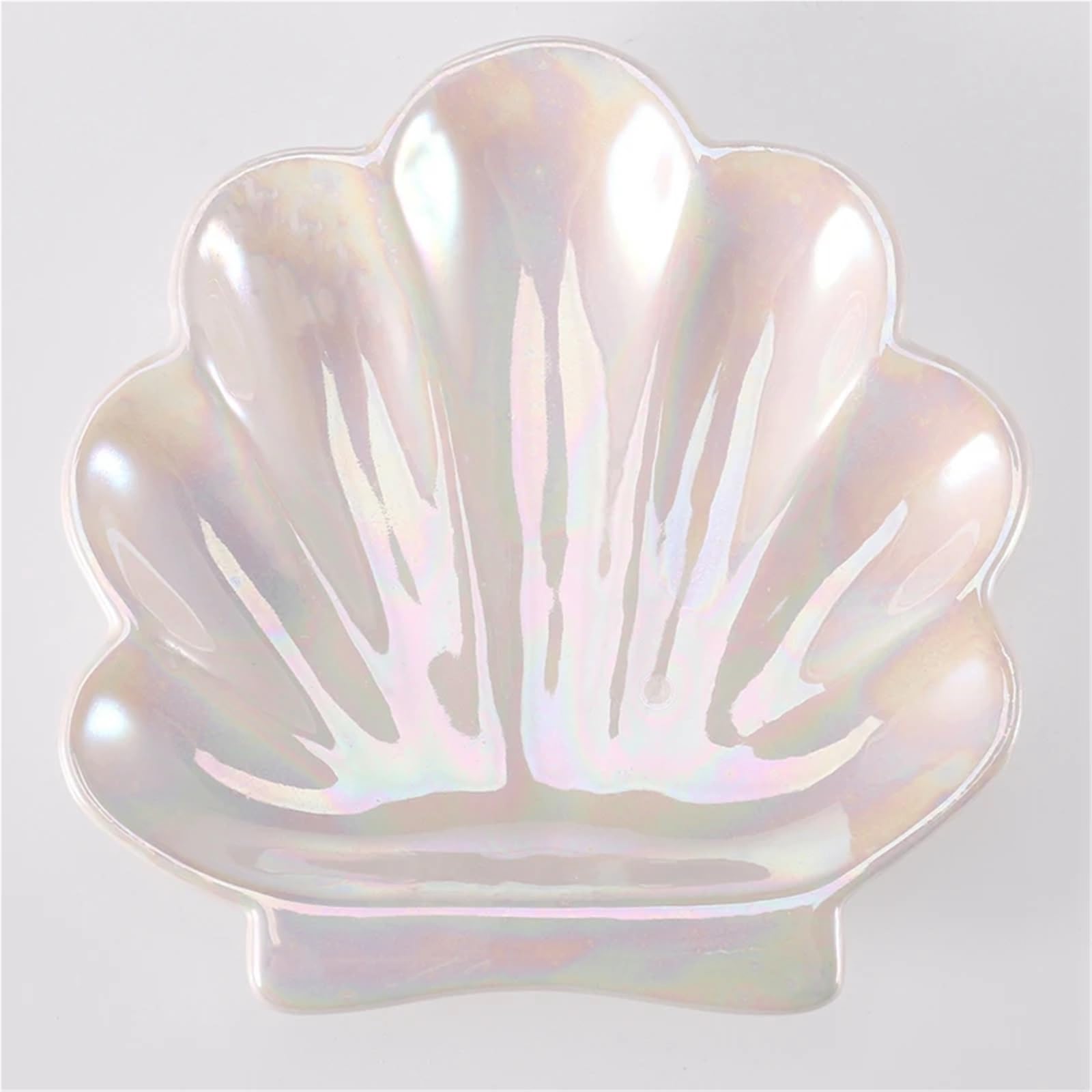 Schmuckschale Kreative Shell Form Keramik Platten Abendessen Steak Salat Tablett Schmuck Gericht Kleine Hand