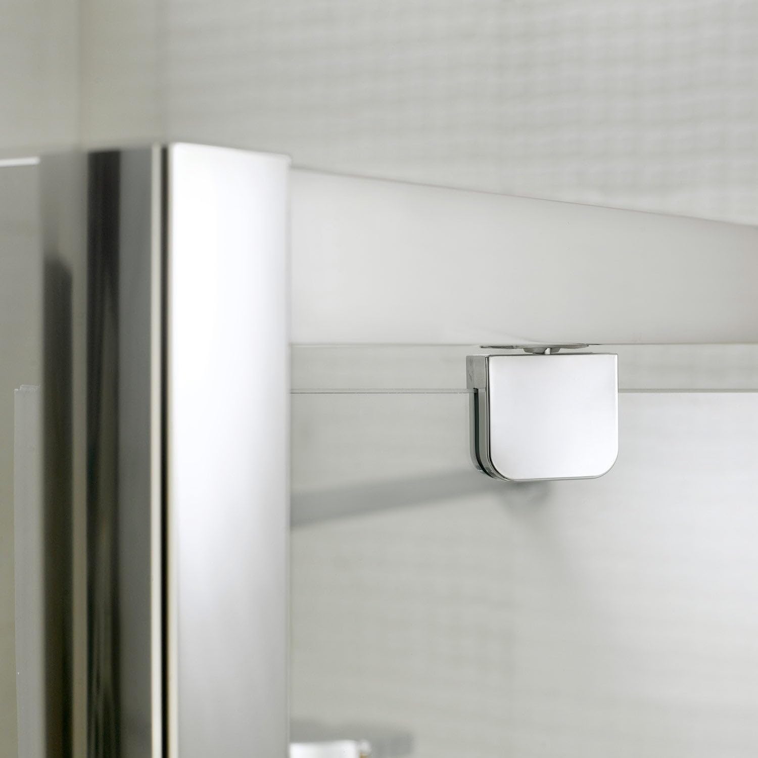 Box Doccia 3 Lati 80x80x80 cm 1 Anta Battente in Cristallo Trasparente 6mm H185 Koge Trio