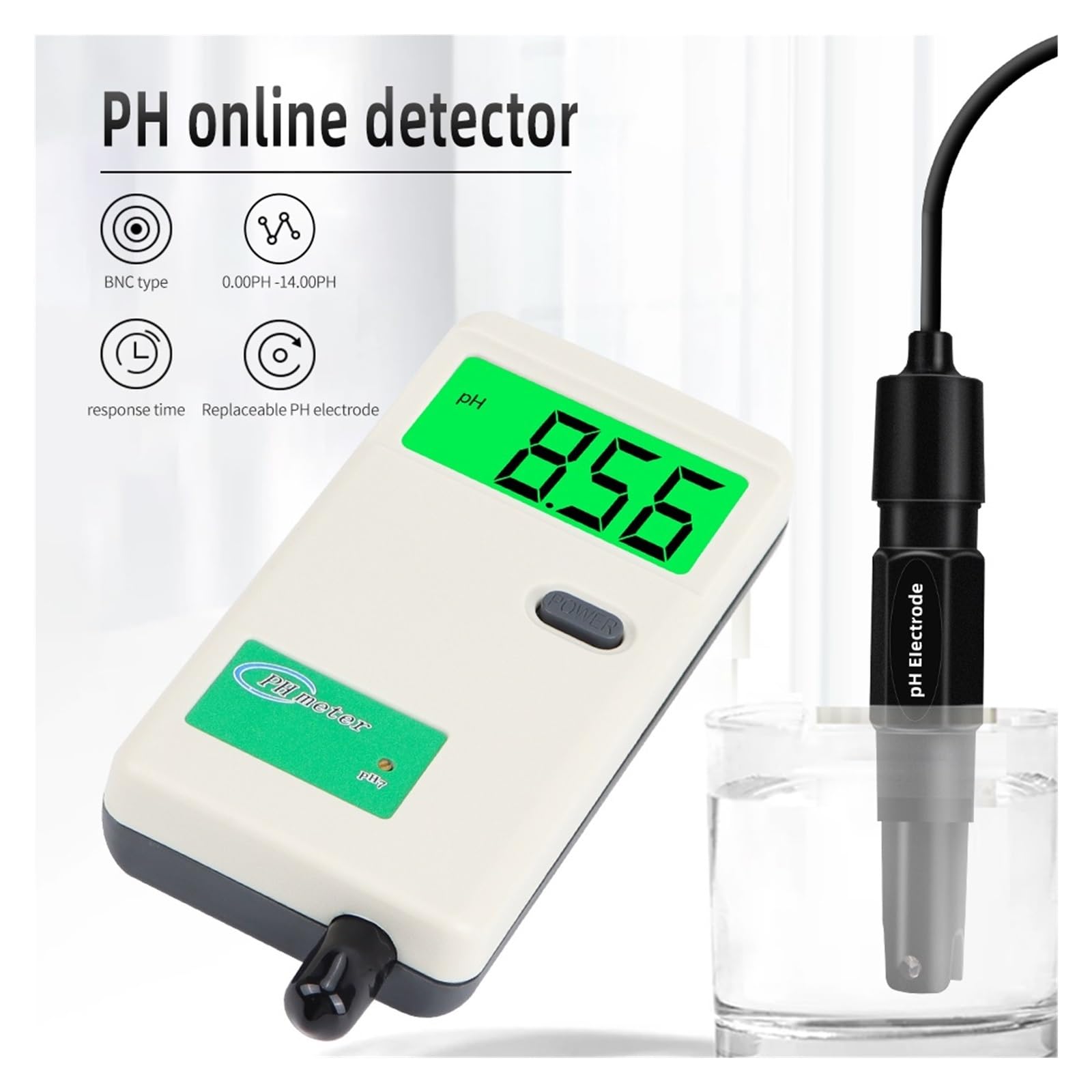 Digital Dispaly PH Meter Tester Di Qualità Del'acqua For Acqua Potabile Acquari Piscine 0-14 Penna For Elettrodi Analizzatore Professionale Misurazione Accurata