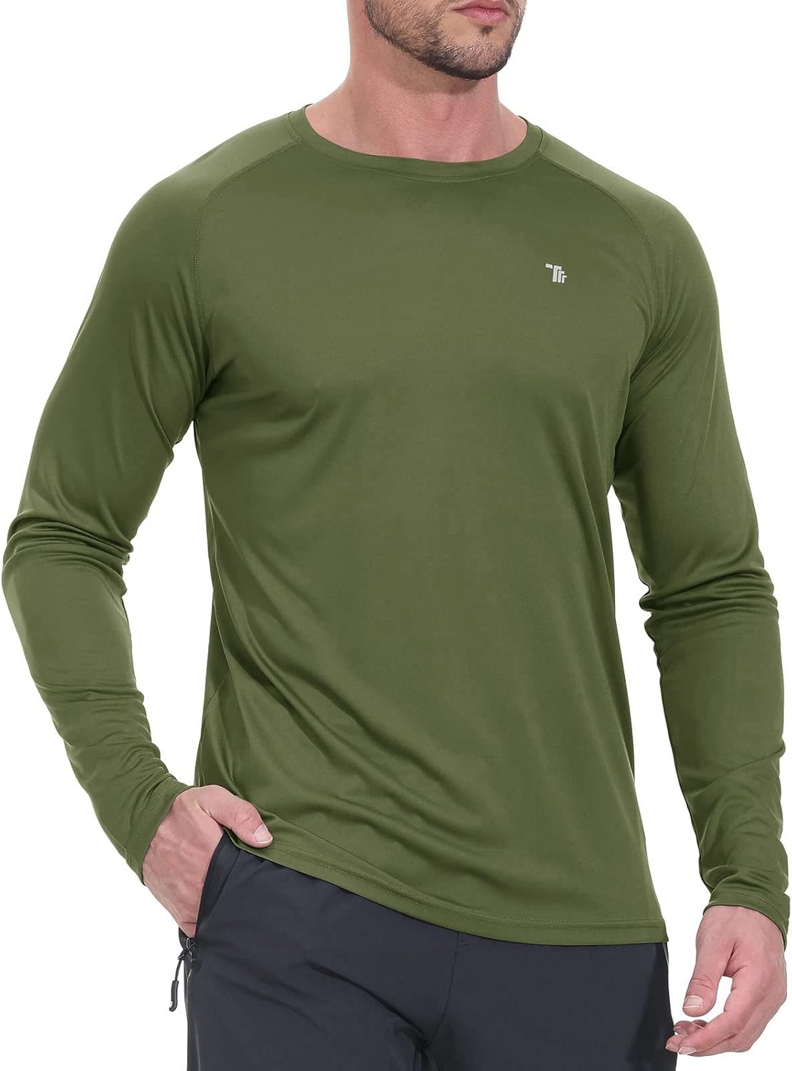 Rdruko Men's Hiking Shirts Long Sleeve UPF 50+ Sun Protection Quick Dry Outdoor Travel Fishing Athletic Shirts - Image 5