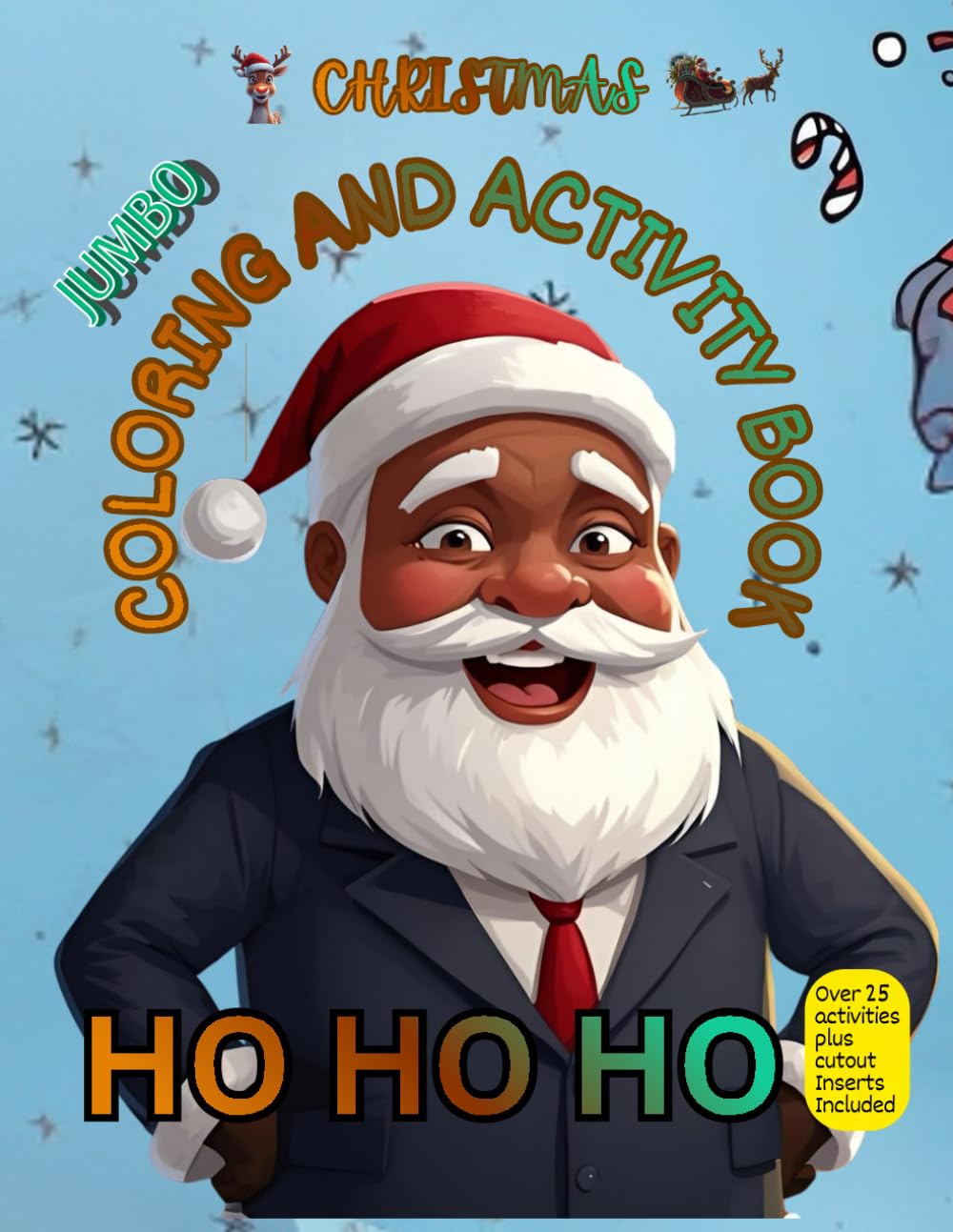 Jumbo Christmas Coloring Activity Book