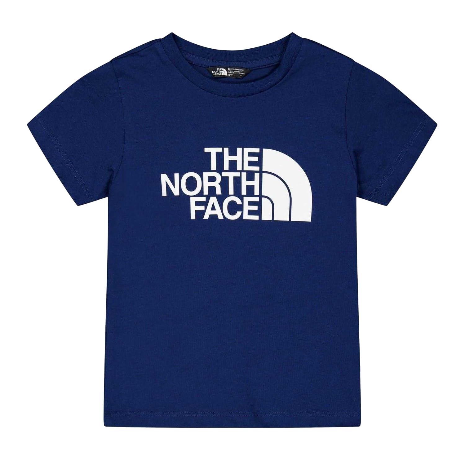The North Face Boys Easy Logo T Shirt - Estate Blue D1r - XL