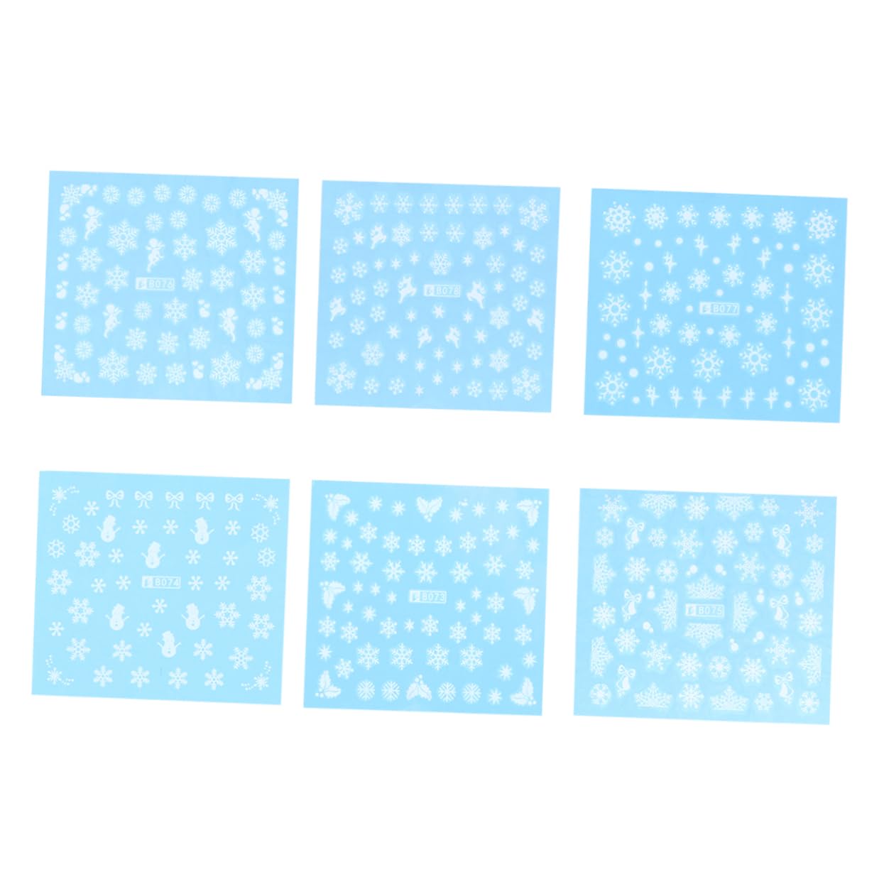 FRCOLOR 90stücke Weihnachts Flake Nagel Sticker Selbstklebende Nail Art Aufkleber Für Kreative Maniküre Und Festliche Anlässe