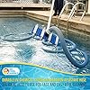U.S. Pool Supply Pool Vacuum Hose - 1-1/2" x 50' Professional Heavy Duty Pool Hose for Inground, Spiral Wound with Kink-Free Swivel Cuff - Connect to Vacuum Heads, Skimmer, Cleaner, Filter Pump Inlet