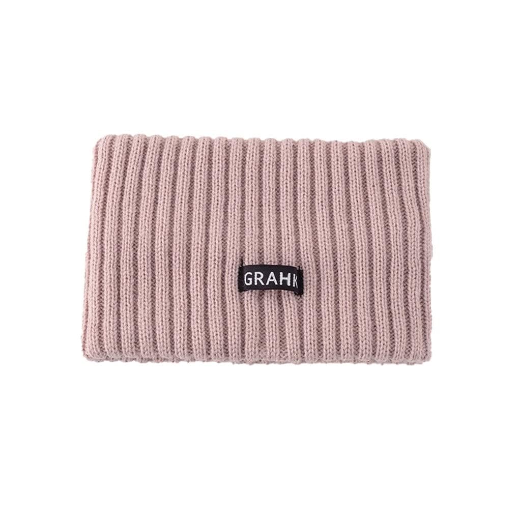 el regalo 1 PC Winter Warm Knitted Wool Ear Warmer Headbands for Girls, Boys, Men & Women - Winter Warm Headbands for Adult Men, Women, Teens, Girls, Boys (Pink)-picture-30