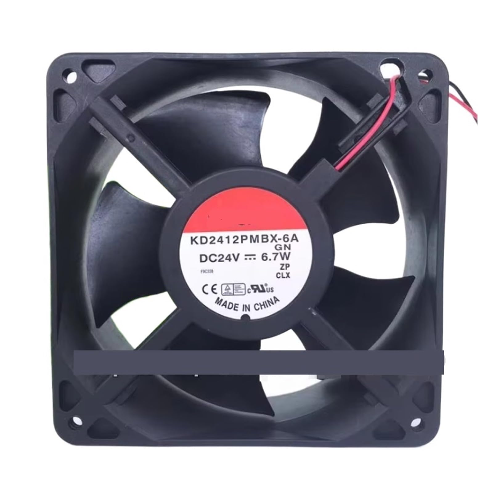 Ventilateur de refroidissement KD2412PMBX-6A pour stopper la surchauffe des machines 24V