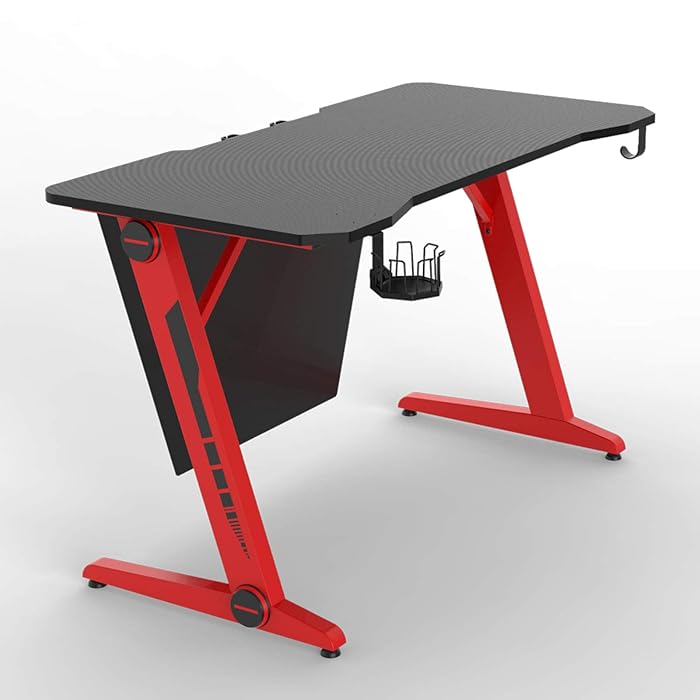 Buy HFTEK Ergonomic Gaming Desk Gaming Table Gamer Desk