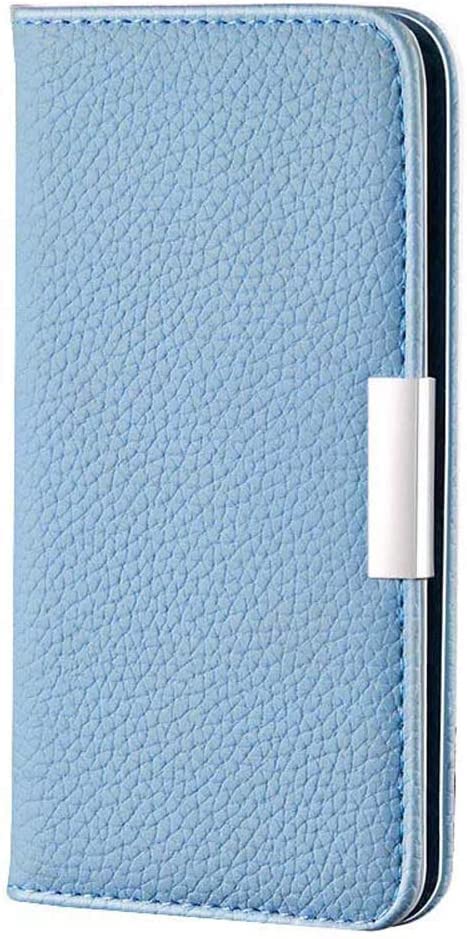 Étui en cuir résistant aux chocs style litchi pour Apple iPhone 12 Mini