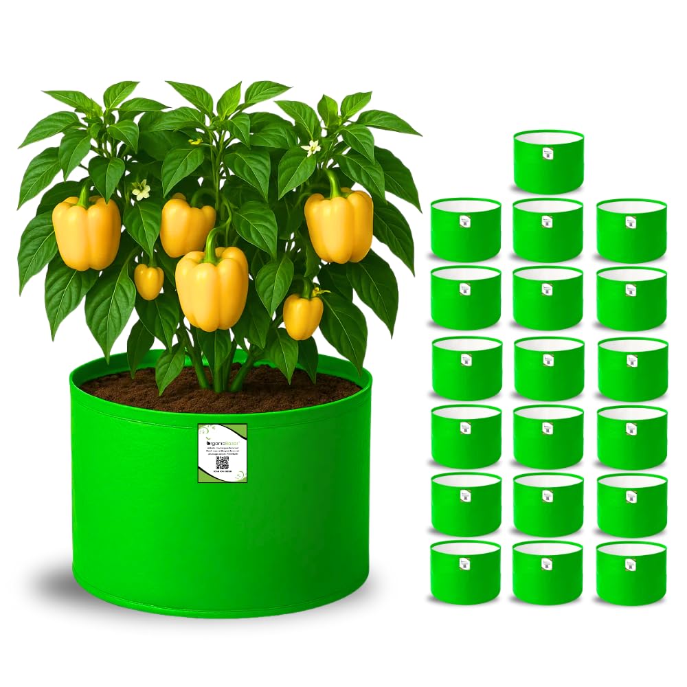 Big Fruit Plant Grow Bags - Organic Bazar (Pack of 2) -29 Big Fruit Plant Grow Bags - Organic Bazar (Pack of 2) -29