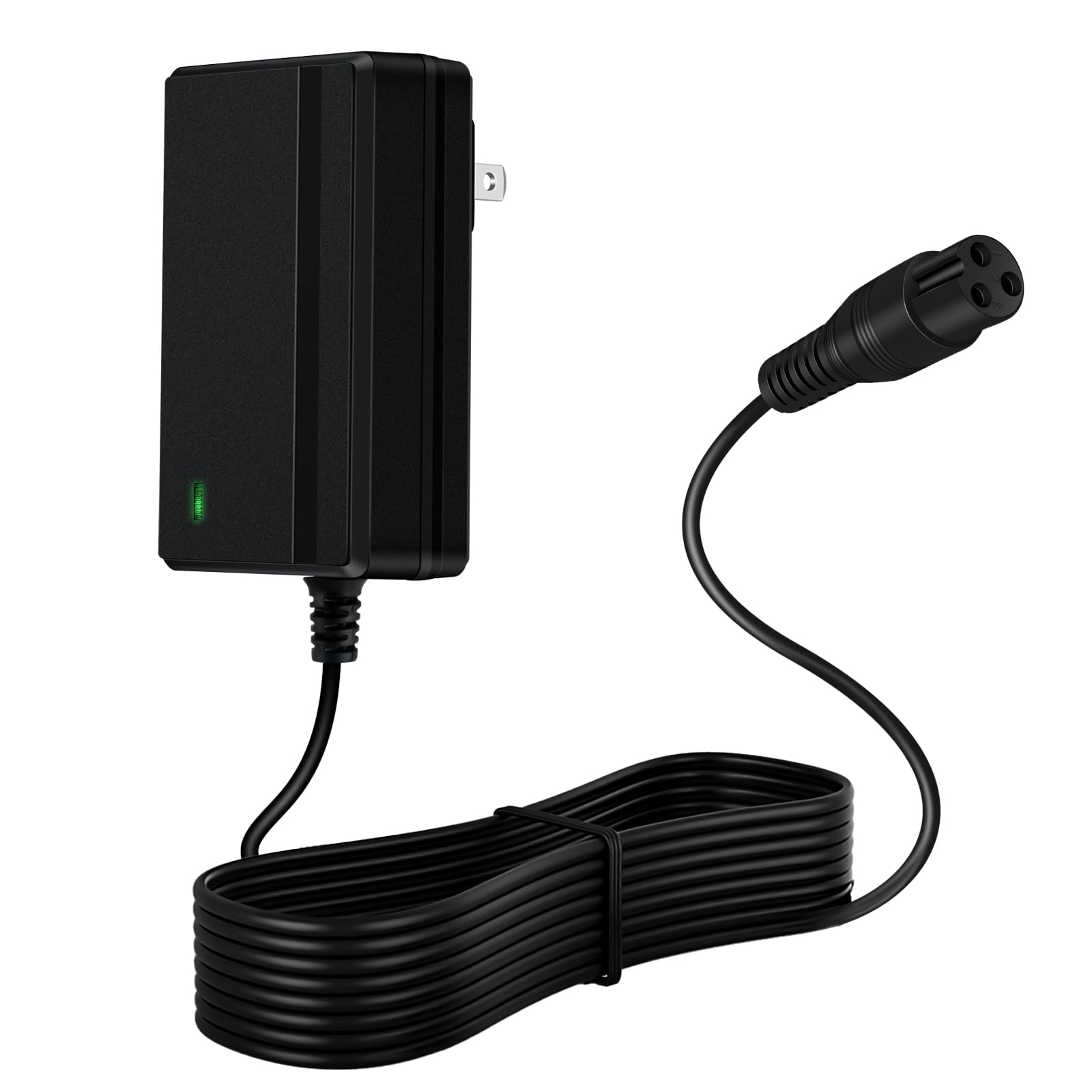 24V Battery Charger Replacement for Razor E100, E200, E300, E500, PR200, MX350, Dirt Bike, Pocket Mod, and Dirt Quad, 3-Prong Inline Female Connector