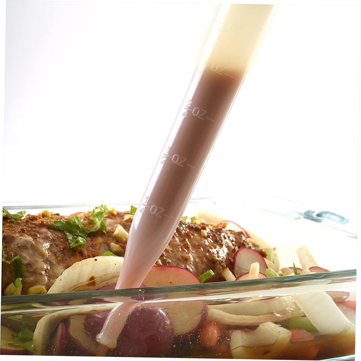 KESYOO Turkey Baster Injector Seasoning Pump with Bulb for Bbq Cooking and Baking for Turkey Chicken and Meat Essential Kitchen Tool for Flavorful Meals