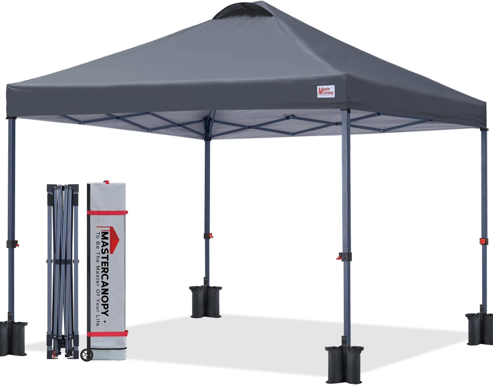 MASTERCANOPY Pop-up Gazebo Tent with Roller Bag
