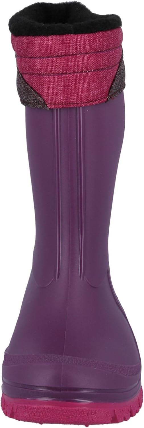 Lico Girl's Classic Boots Rain, Purple Pink, 4 us