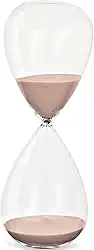 Ampulheta em Vidro - Rosa - 16x6,5x6,5cm - Mart