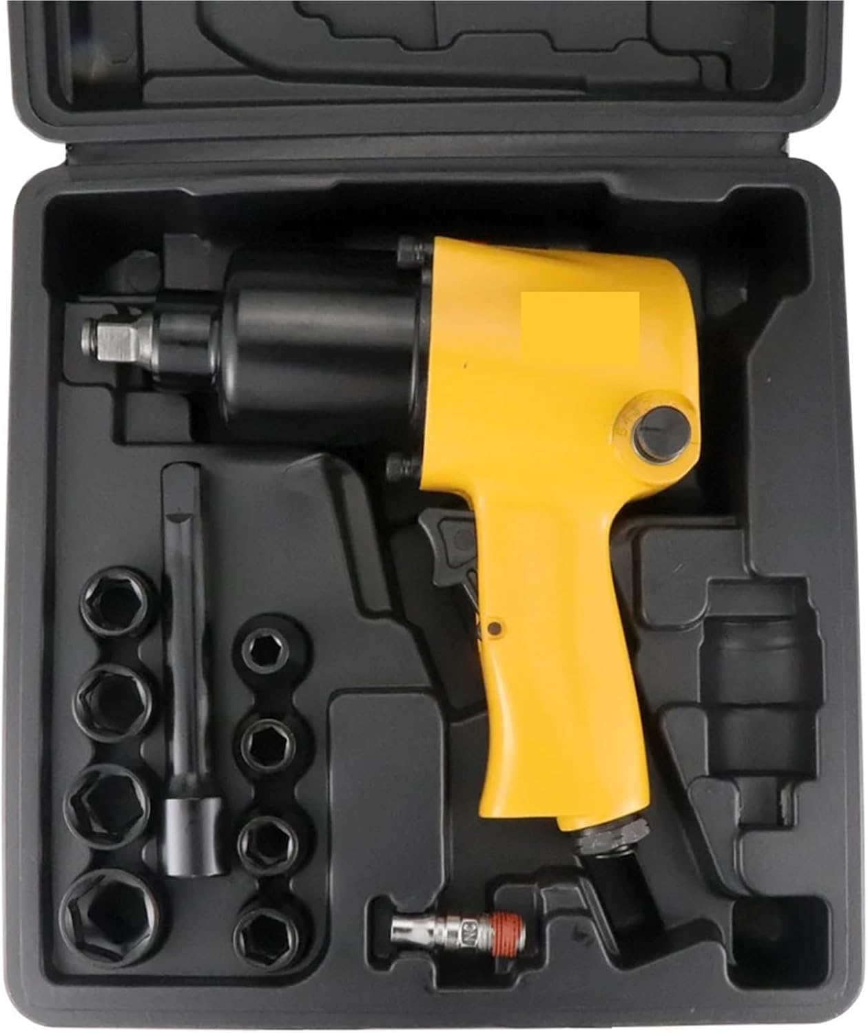 Air Hammer, Air Pneumatic Wrench 1/2" 750N.m Impact Spanner Tire Removal Tool Pneumatic Power Tools(E6 Package)