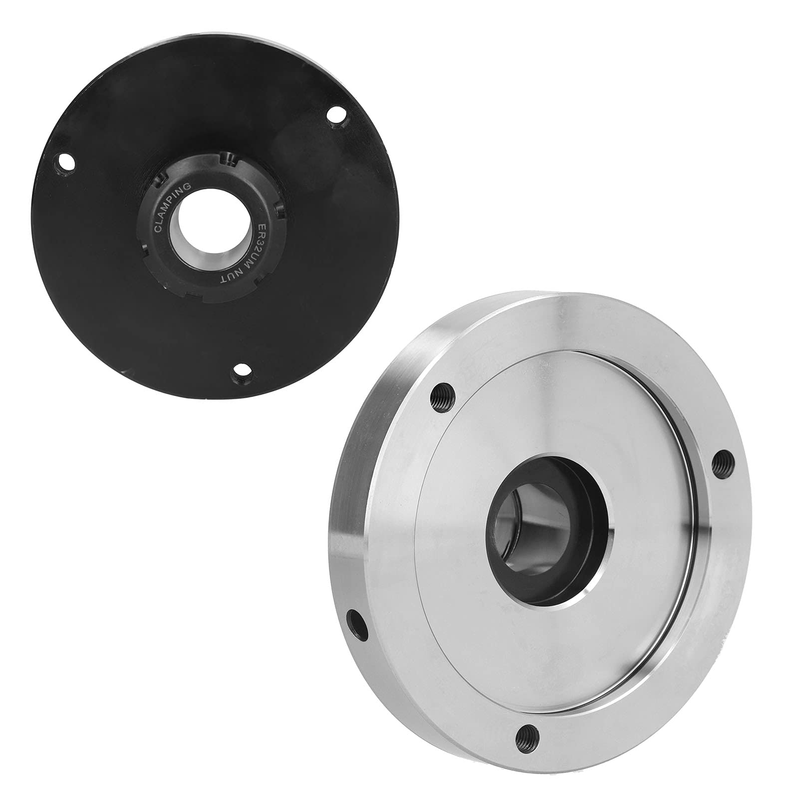 Generic Collet Chuck, 32 Mm de Diamètre ER32 Collet Chuck Lathe Cramping Straight Hole Compact CNC Table Table Machine de (ER32-125(95))