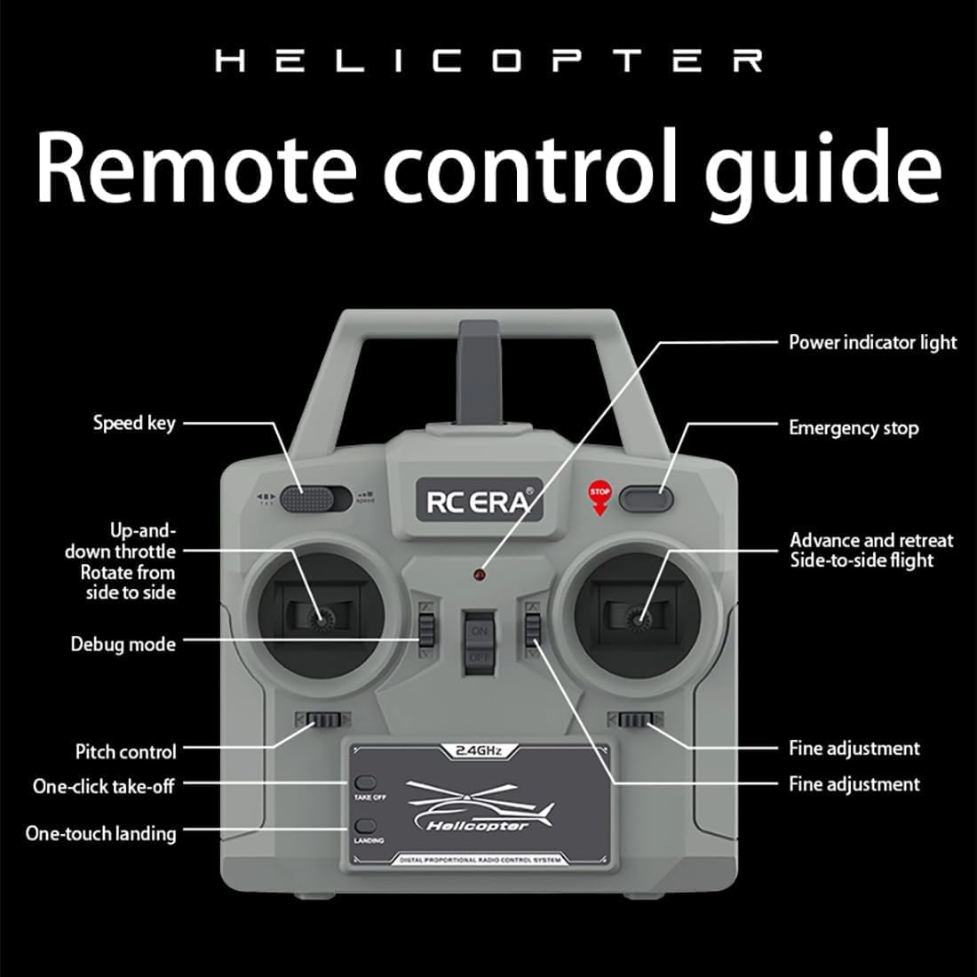 Helicóptero de control remoto RTF grande sin escobillas C189 de 35 cm, relación 1/28, totalmente funcional, motor dual sin escobillas, excelente sistema de control, vuelo de acrobacias con