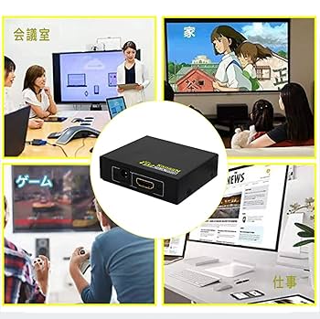 Amazon | KanaaN HDMIスプリッター 1入力2出力 1080p hdmi切替器