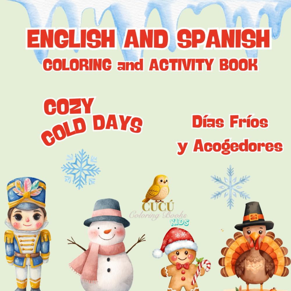 Cozy Cold Days - Coloring and Activity Book for Kids
