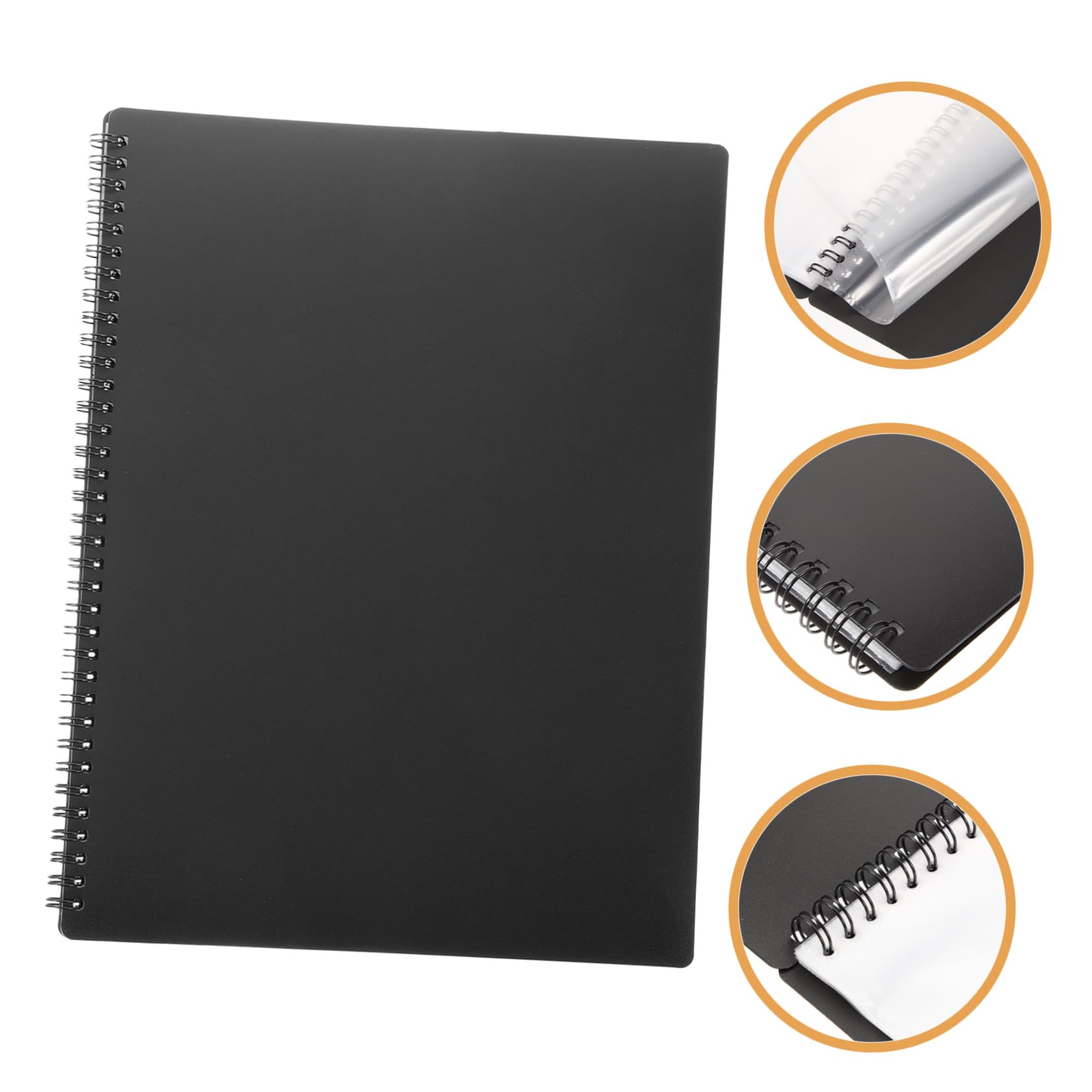 GLSTOY Sheet Music Folder for Marching Band Flip Folder with Pages Sides for Sheet Music Storage Durable File Holder for Documents and Drawings Convenient Organization
