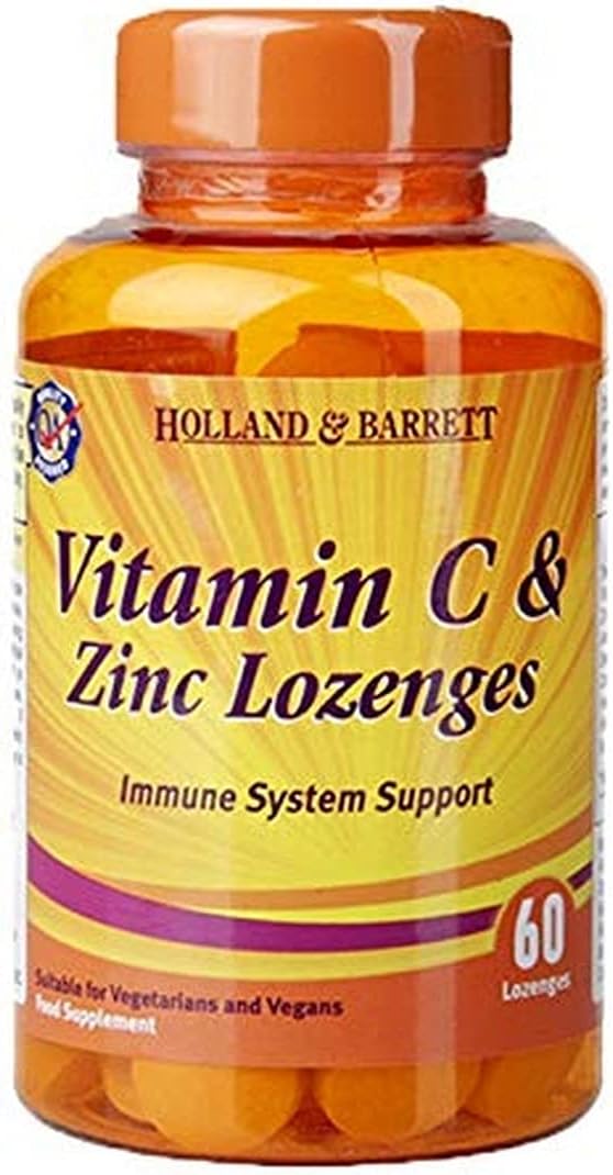 Holland & Barrett Vitamin C and Zinc, 60 Lozenges Amazon.co.uk