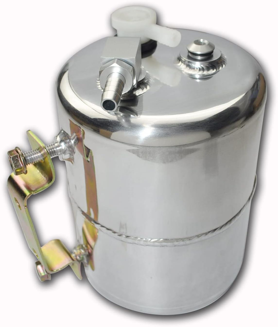 TT Racing Alloy 2L Vacuum Brake Cannister Resorvoir Tank Drift Track Drag Rally (Polished)