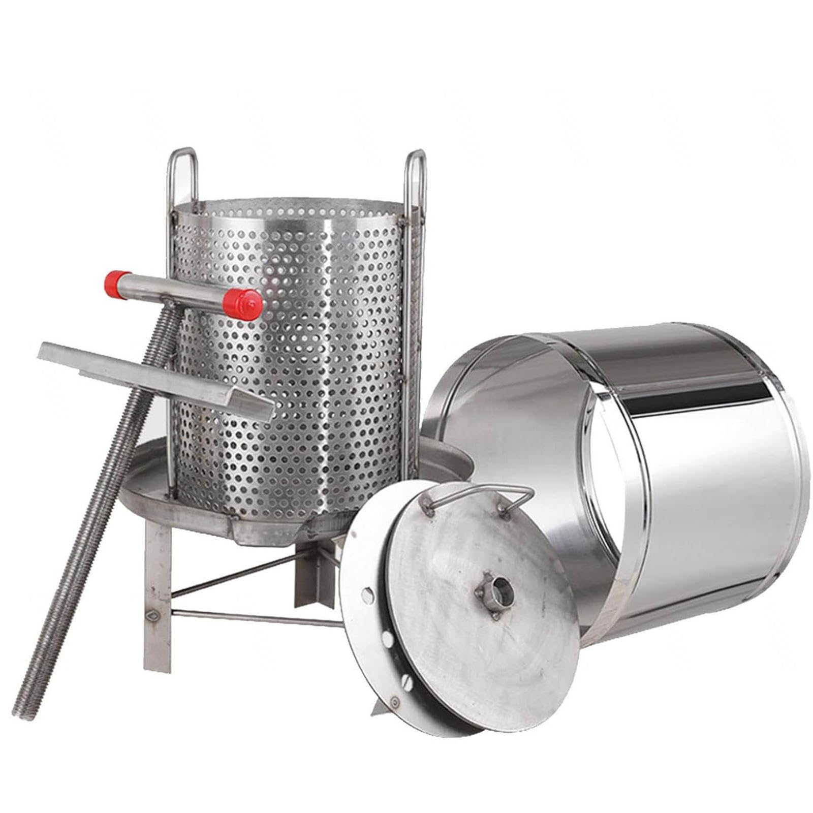 estrattore di miele manuale in acciaio inox pressa manuale per frutta manual honey press extractor Attrezzatura apicoltura per Uva Frutta e Verdura Uso Domestico