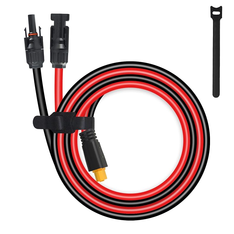 Cabo de extensão solar para XT60 10 AWG, 60,96 cm, MENTBERY XT60-10AWG-2ft