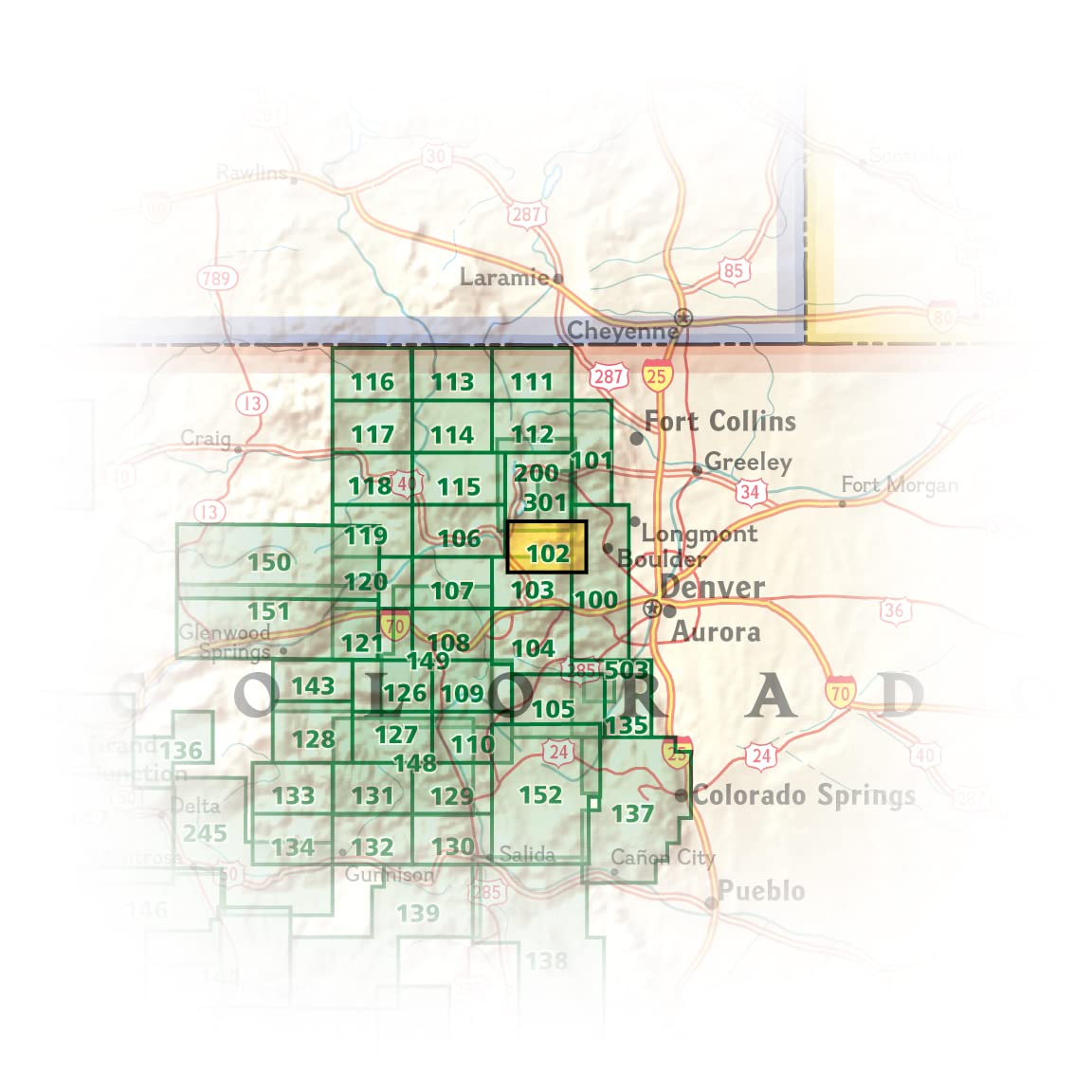 Indian Peaks, Gold Hill (National Geographic Trails Illustrated Map) (National Geographic Trails Illustrated Map, 102) - Image 6