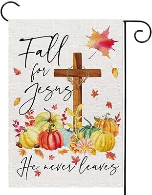 Amazon.com : AVOIN colorlife Fall Garden Flag 12x18 Inch Double Sided ...