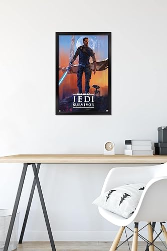 Miniatura 6 de Trends International Star Wars Jedi Survivor - Póster de pared de lujo, 14.725 x 22.375 pulgadas, versión enmarcada en negro