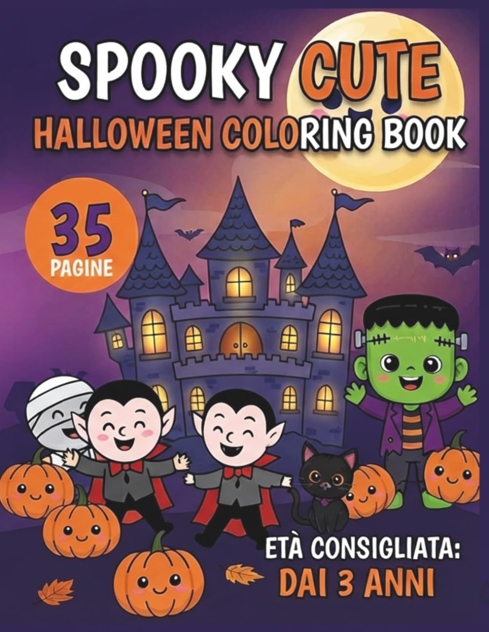 Spooky Cute Halloween Coloring Book