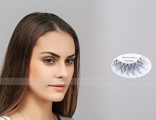 Miniatura 7 de DESIRES LASHES By EMILYSTORES Pestañas de tira natural multipack 5 pares por kits 02 martes