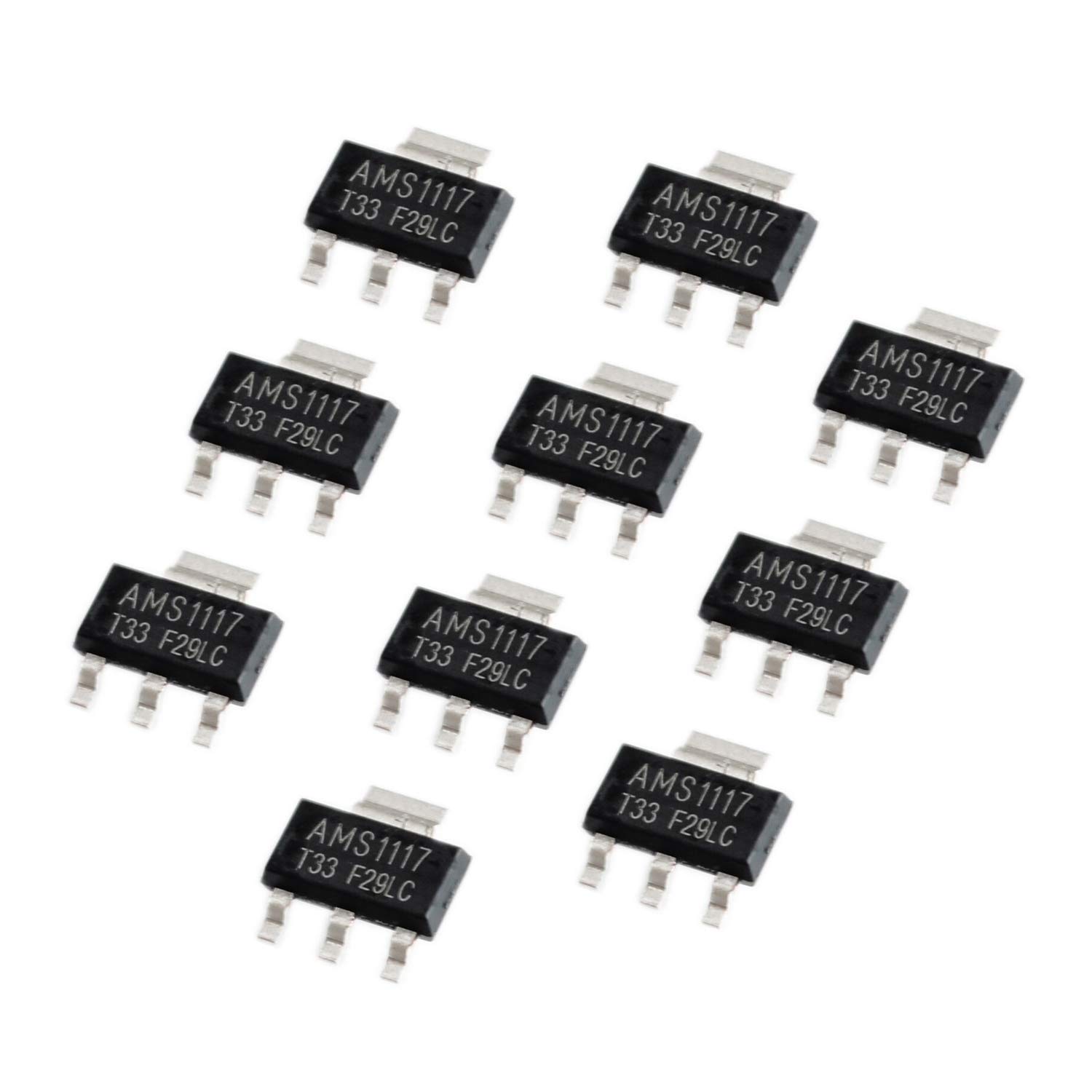 Pack of 10) AMS1117-3.3 AMS1117 Voltage Regulator 3.3V 1A SOT-223:  Amazon.com: Industrial \u0026 Scientific