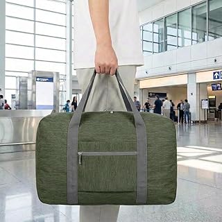 Spirit Airlines Personal Item Bag 18x14x8 – Foldable Duffel Tote, Carry-On Luggage for Women & Men, Travel Overnight Bag