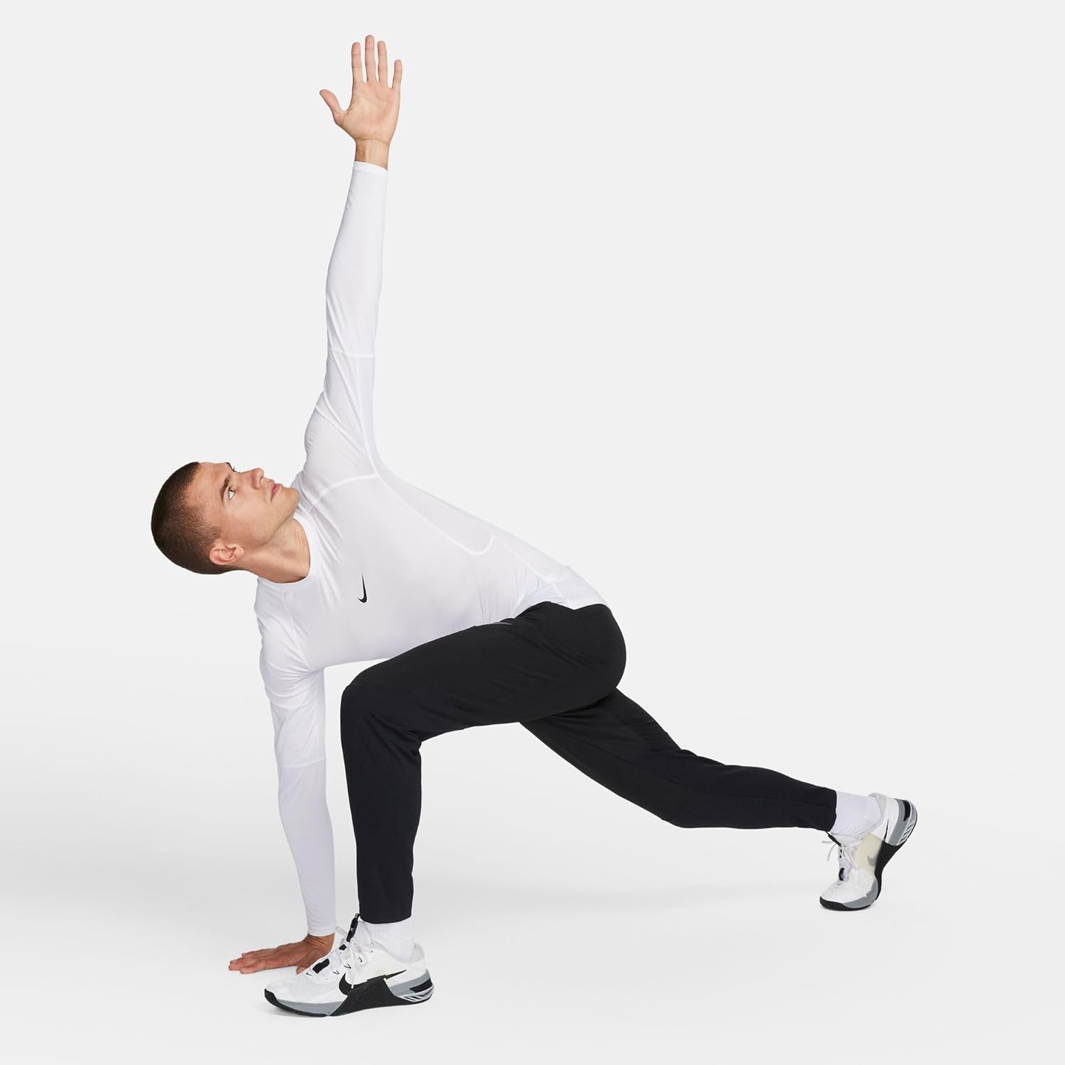 Nike Mens Pro Dri-fit Tight Long Sleeve Fitness Top