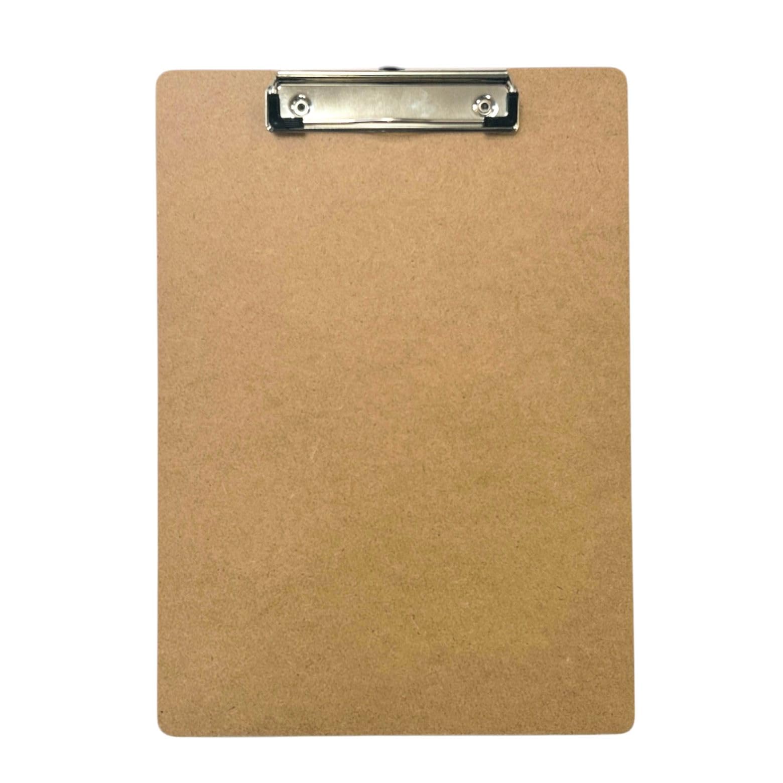 Janrax Brown A4 Wooden Clipboard – Strong Hardboard With Metal Clip And Hanging Hole