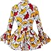 HongyuAmy Women's African Print Wax Jacket Ankara Long Sleevs Top Kente Clothes(Small,Color B)