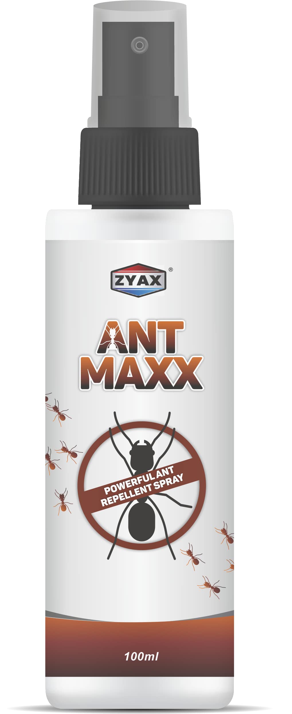 Zyax Ant Maxx 100ml, Herbal & Non-Toxic Ant Repellent Spray, Natural Formula to get rid of Ants/Red Ants without harming, Ant Remover for Home/Office/Kitchen-image-35