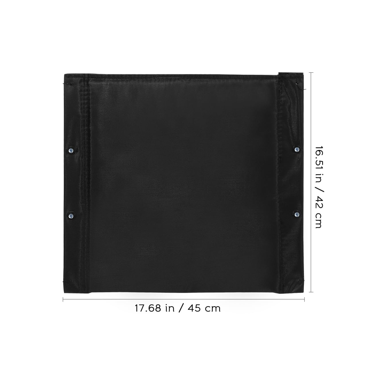 minkissy Cojín para Asiento De Silla De Ruedas De Oxford 17.71X16.53 Pulgadas Almohadilla Extraíble Antideslizante con Tornillos Y Arandelas Repuestos Completos