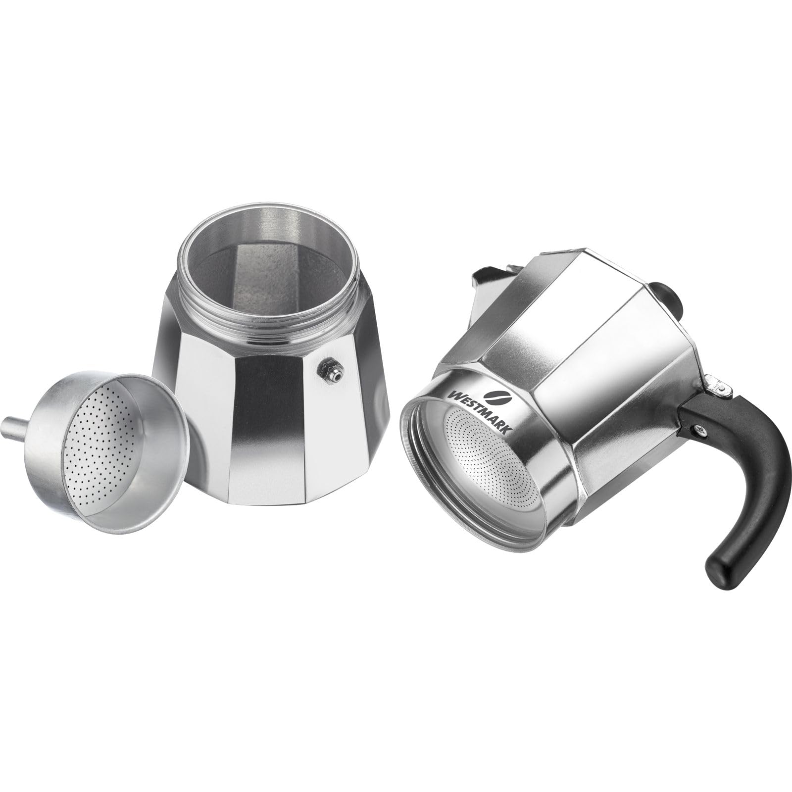 Westmark 24602260 Brasilia - Caffettiera da 3 tazze in alluminio