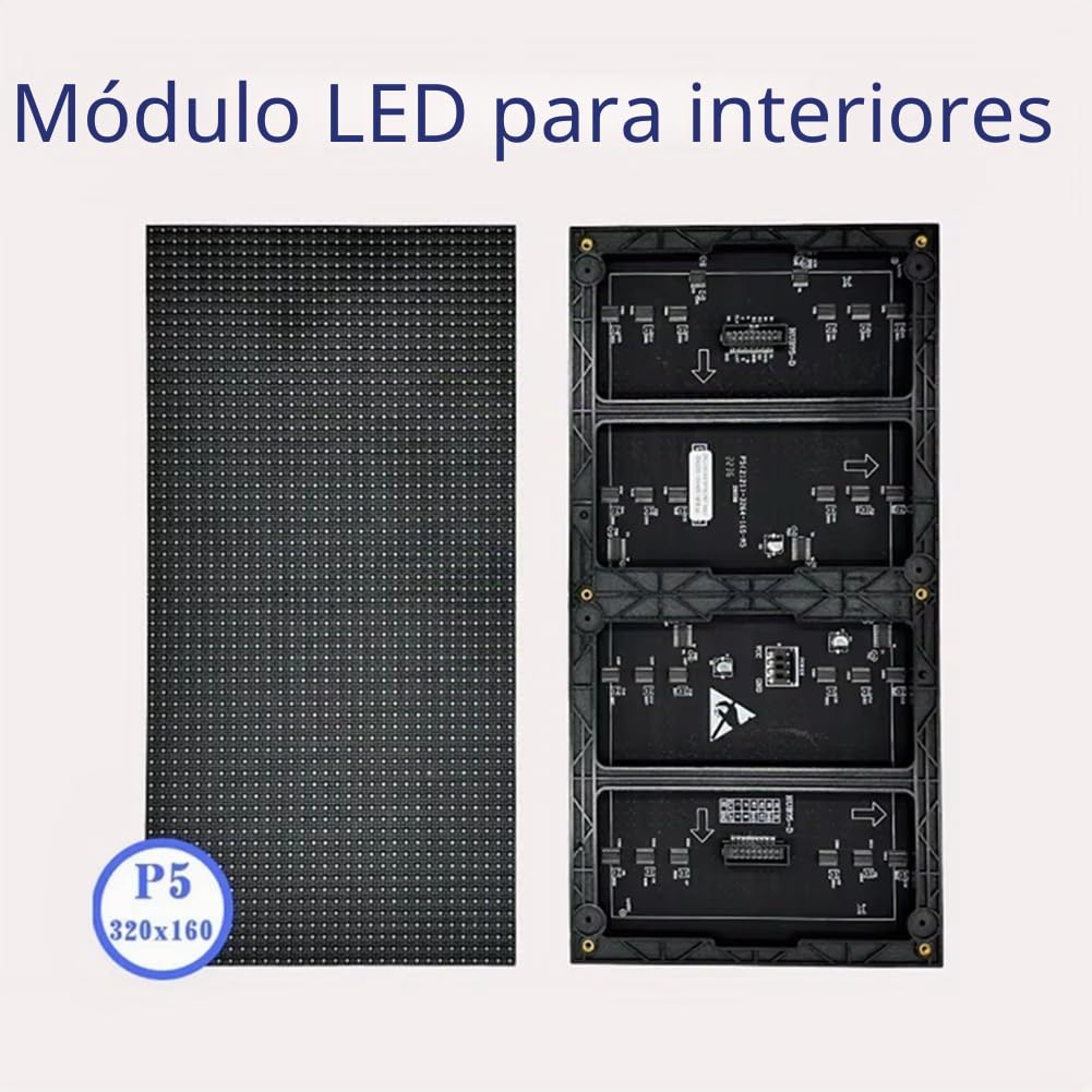 4pcs P5 LED Pantalla Interior 64 X 32 Módulo de Pantalla LED 16 Escaneo Pantalla LED a Color 320 X 160 mm
