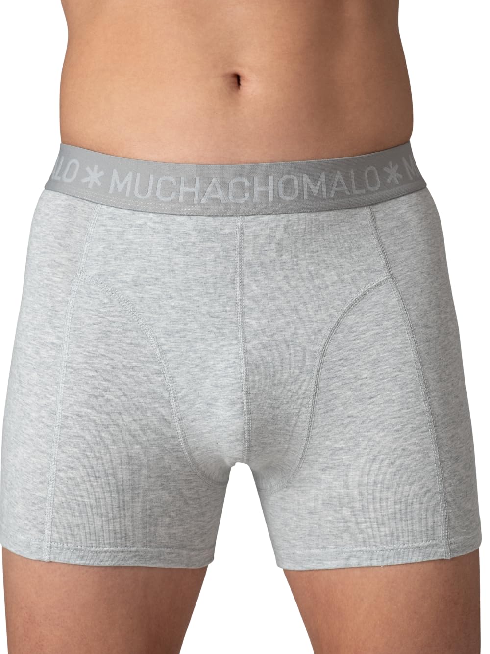Muchachomalo Boxer da uomo, biancheria intima in cotone da uomo, confezione da 6 pezzi, boxer stampati, taglio classico, con elastico in vita