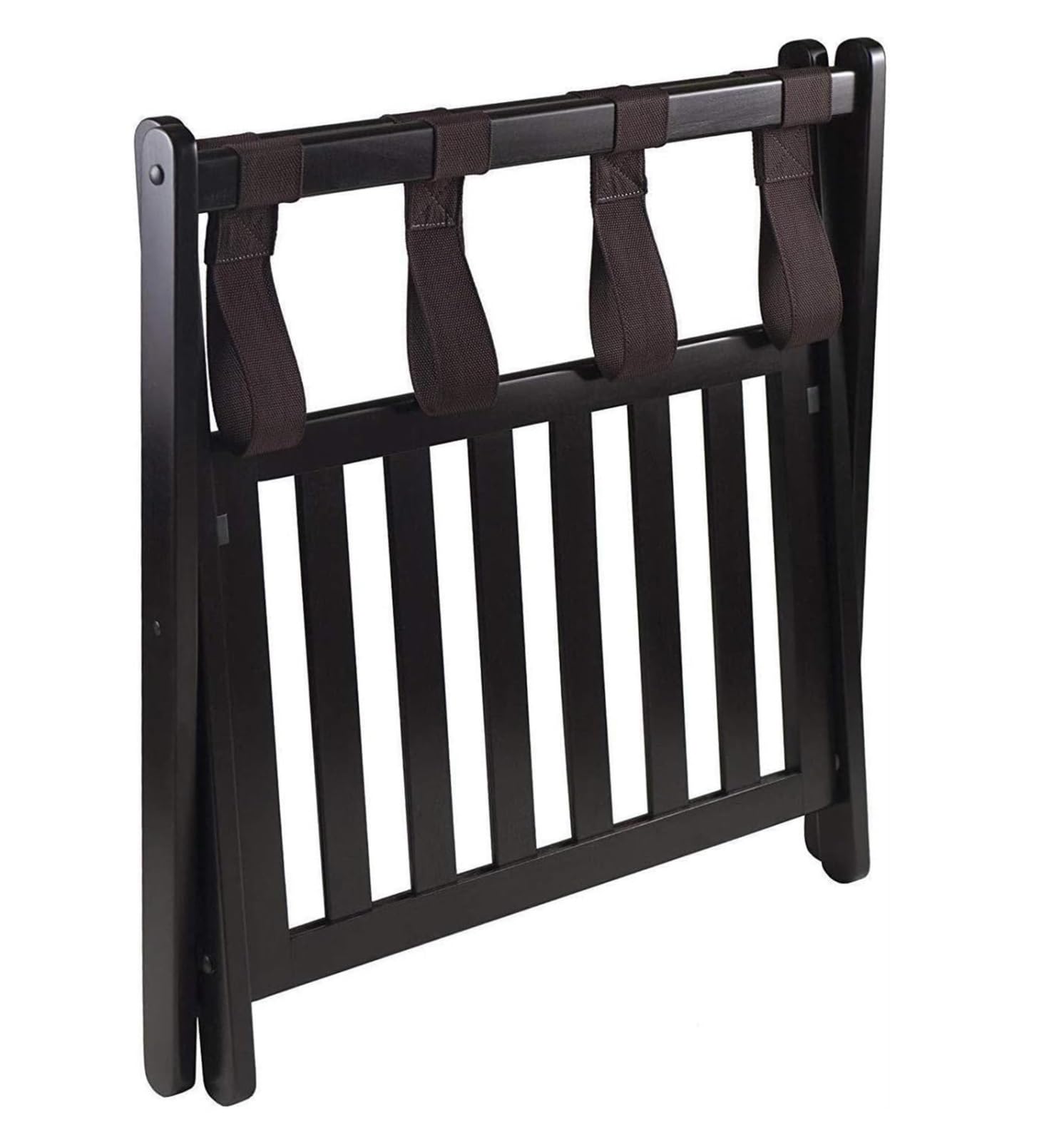 Porta Maletas Hogar Soporte Plegable De Bambú para Maleta con Estante Almacenamiento, para Equipaje para Habitación Hotel Y Invitados Portaequipajes Invitados