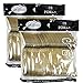 Lillian 96 Plastic Forks Cutlery Bag, Gold