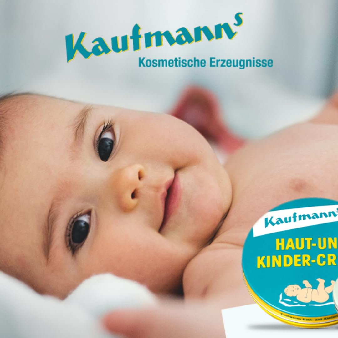 mit Pufai kostenlosem Überraschungsgeschenk, Kaufmanns Haut- und Kindercreme Spezielle Baby Creme 75 Mililiter x 10 STÜCK